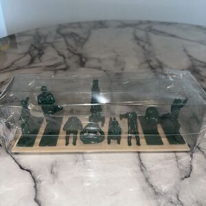 NEW 9 YOGA JOES Army Men Set Vinyl Toys Meditation Wellness War Protest GI PEACE